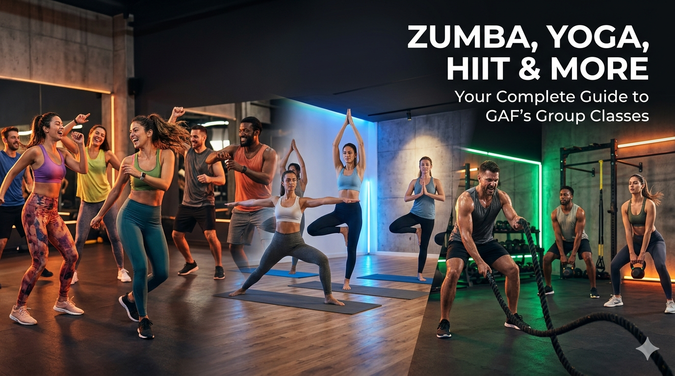 Zumba, Yoga, HIIT, and More: Your Complete Guide to GAF's Group Classes